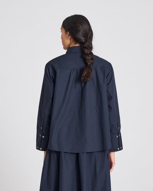 GAI+LISVA Flora Shirt Poplin Gots 243975 Shirt 181 Midnight Blue