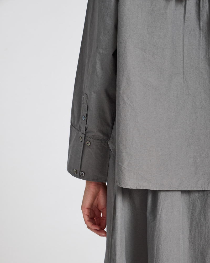 GAI+LISVA Flora Shirt Poplin Gots 243975 Shirt 193 Metal Grey