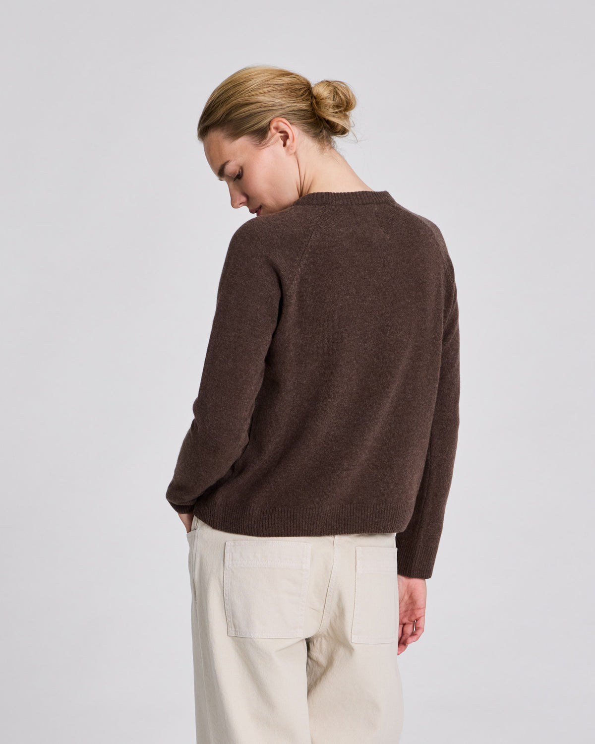 GAI+LISVA Gertrud L/S Pullover Lambswool Knit Lambswool l Knitwear 676 Major Brown