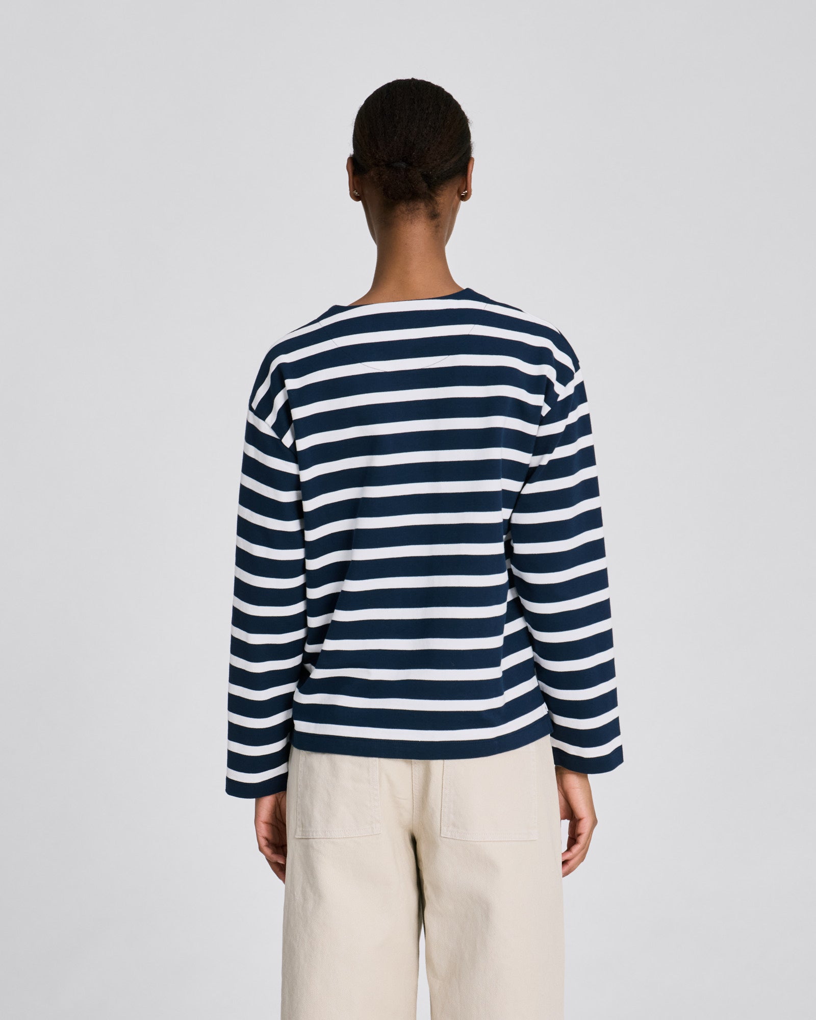 GAI+LISVA Ingelise L/S Tee Cotton Jersey GOTS Tops & T-shirts 124 Whisper White