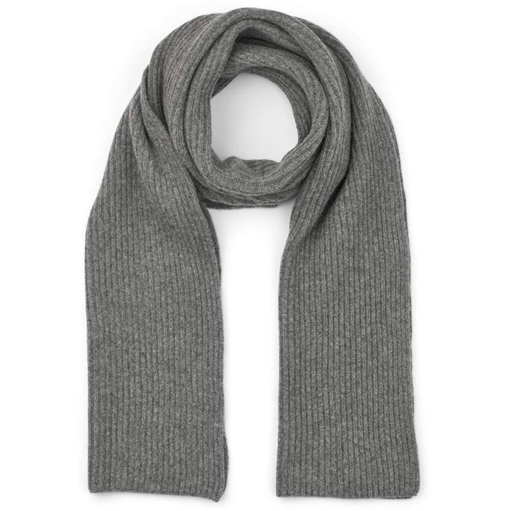 GAI+LISVA Klarisa Lambswool Scarf GOTS Lambswool l Knitwear 631 Grafitti Grey Melangé