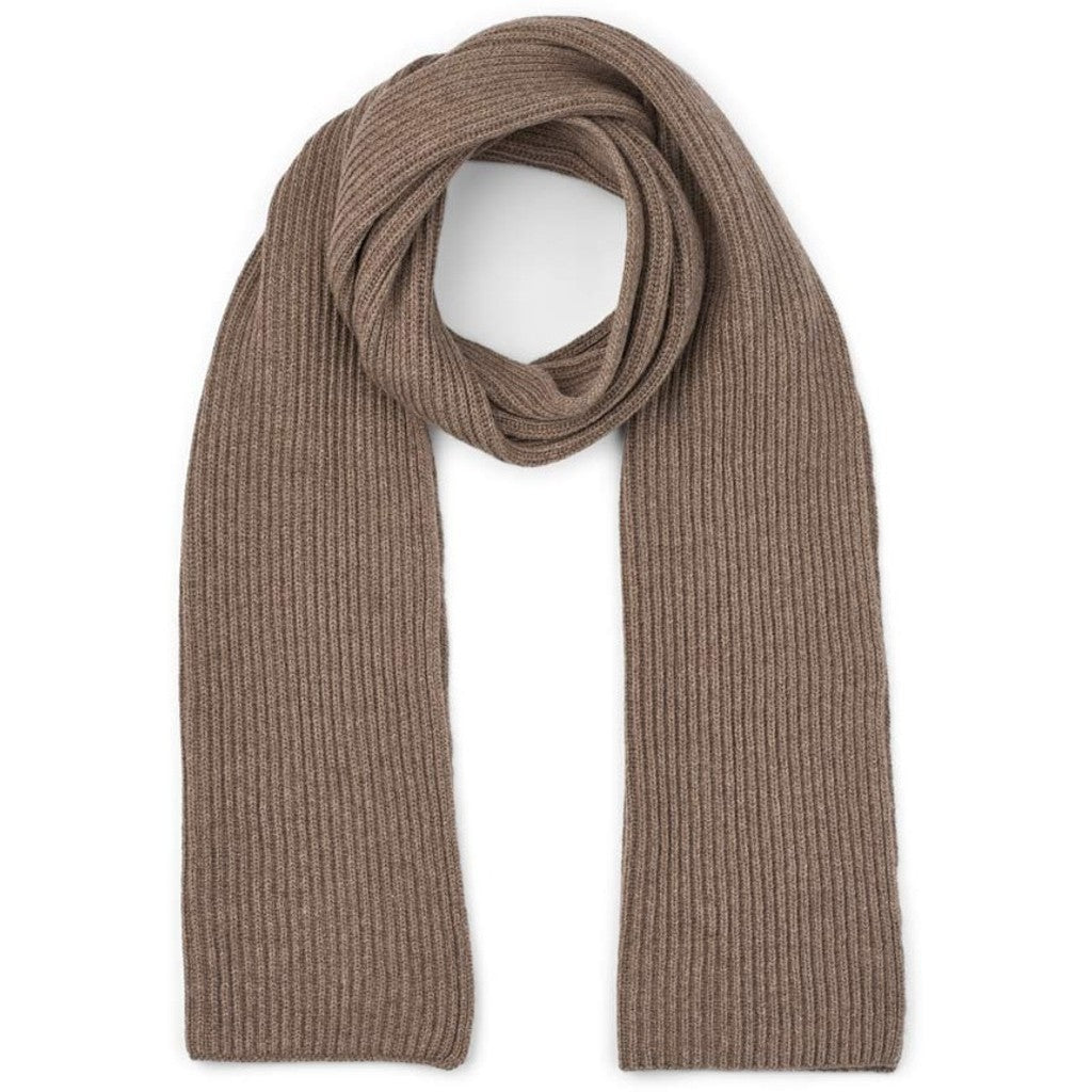 GAI+LISVA Klarisa Lambswool Scarf GOTS Lambswool l Knitwear 756 Mole Melangé