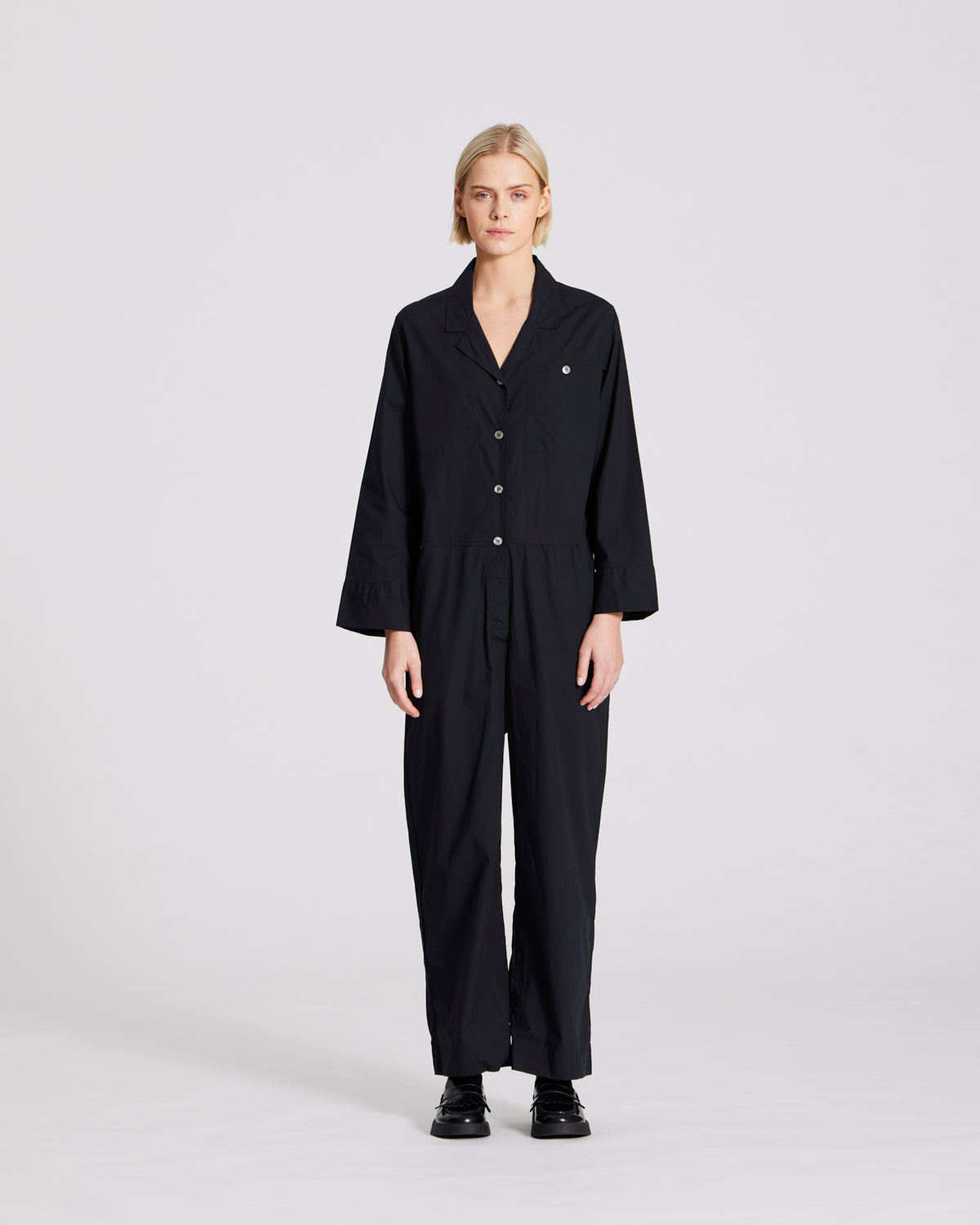 GAI+LISVA Lotus Jumpsuit Cotton Poplin Trousers & Shorts 650 Black