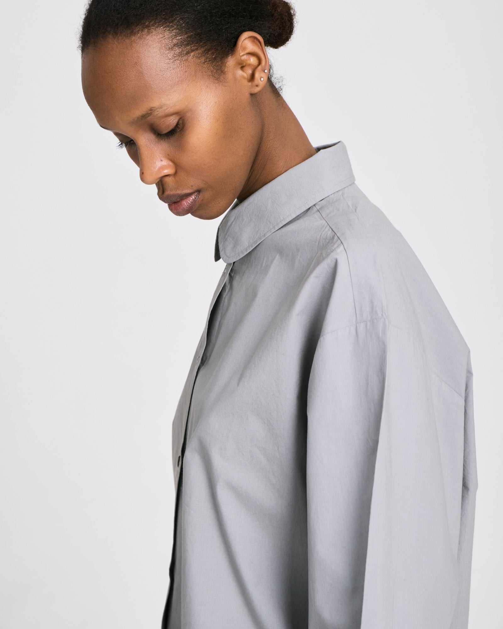 GAI+LISVA Luna L/S Poplin Shirt GOTS Shirts & Blouses 701 Monument