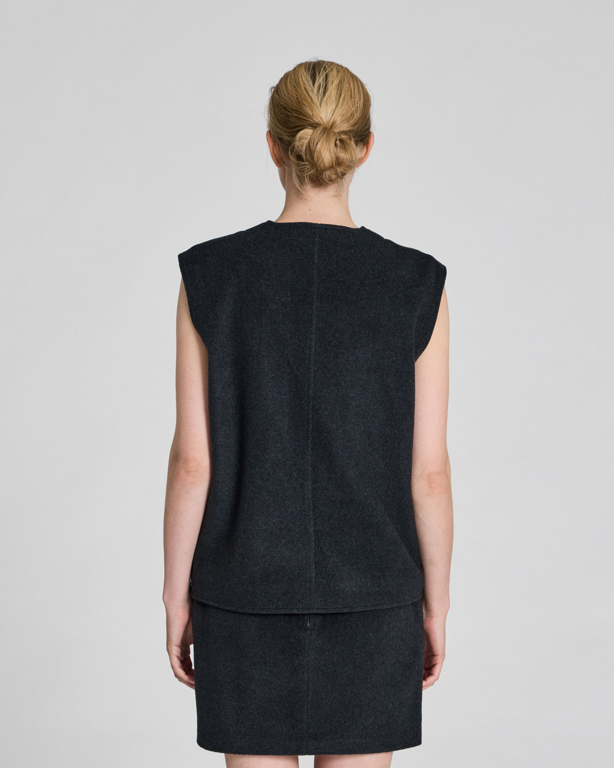 GAI+LISVA Naomi Wool Vest Outerwear 766 Koks Melangé