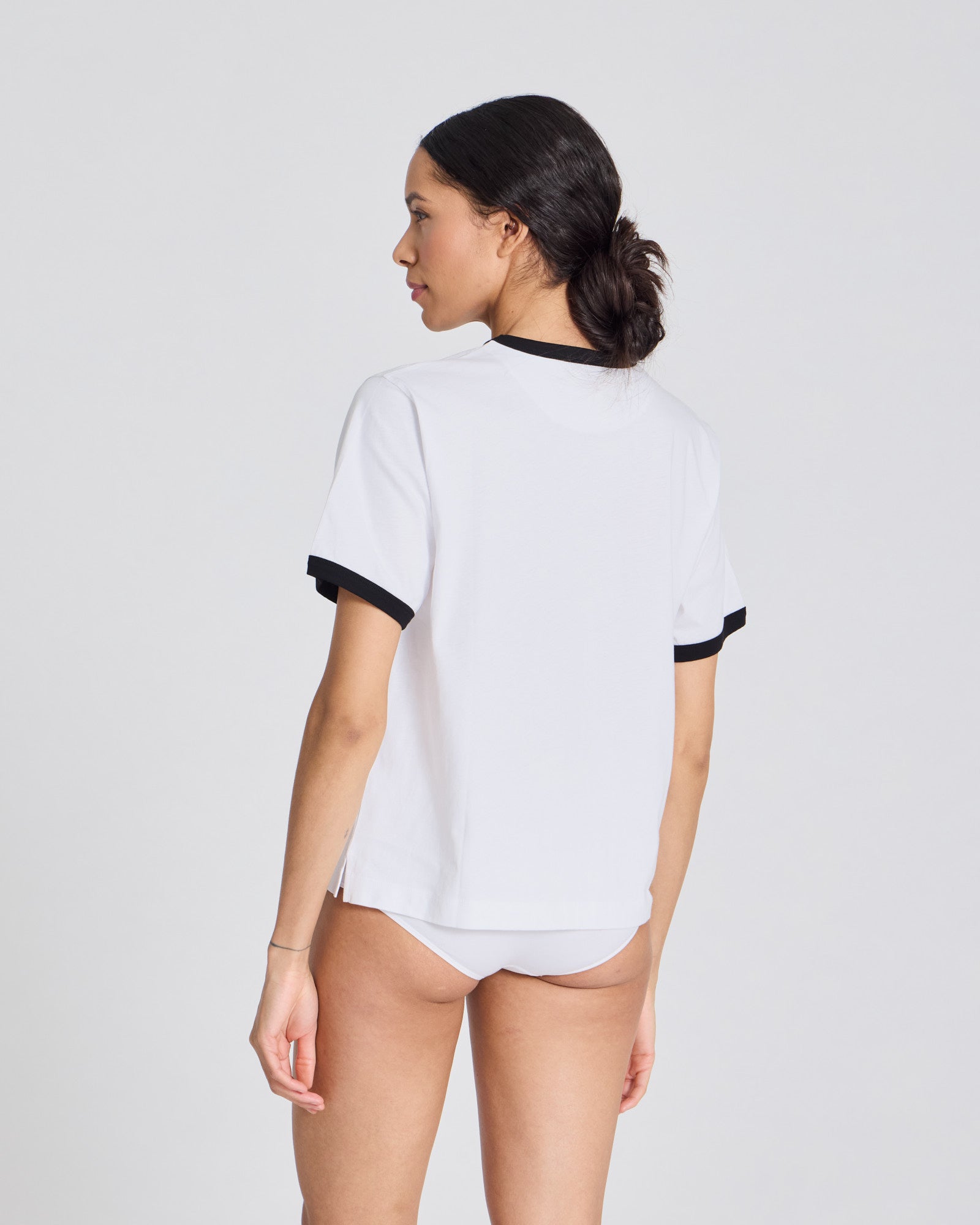GAI+LISVA Sandy S/S Cotton Single Jersey Tee GOTS Top 100 White