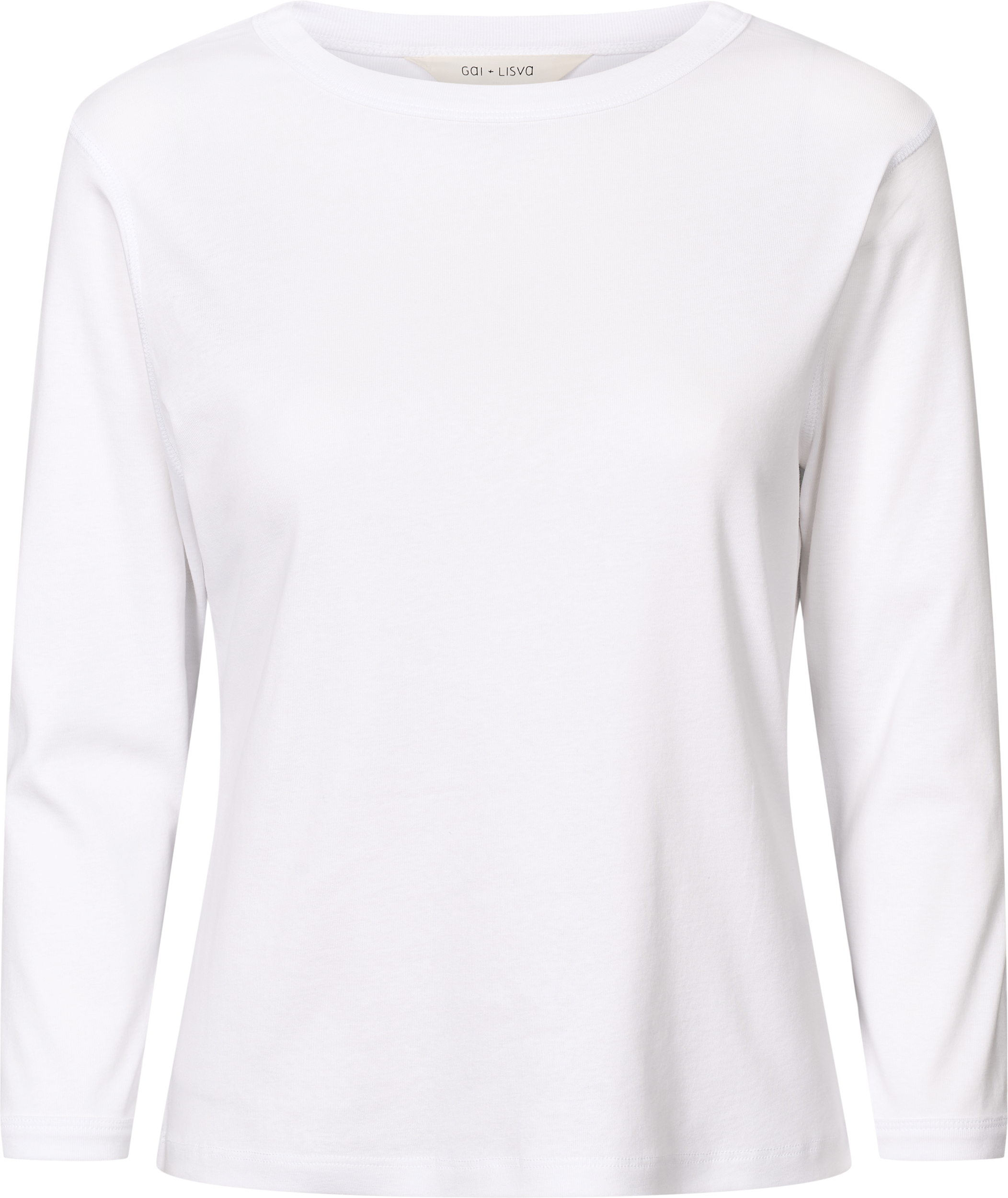 GAI+LISVA Sascha 3/4 Sleeve Cotton Top Tops & T-shirts 100 White