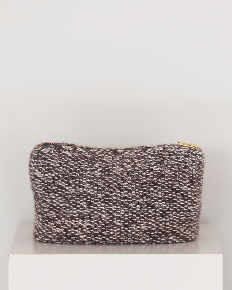 GAI+LISVA Stine Clutch Accessories 682 Mulch/ Ecru Herringbone
