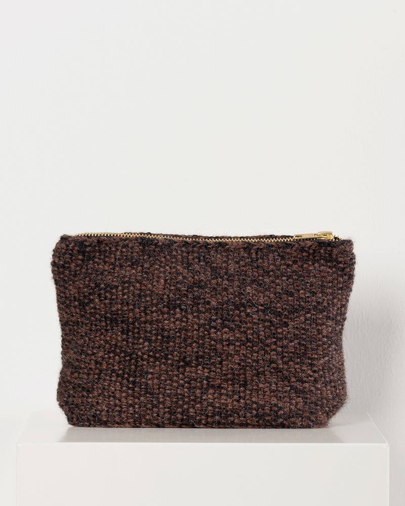 GAI+LISVA Stine Clutch Accessories 684 Mulch/Black Herringbone