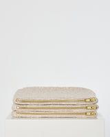 GAI+LISVA Stine Clutch Accessories 685 Dust Powder Herringbone