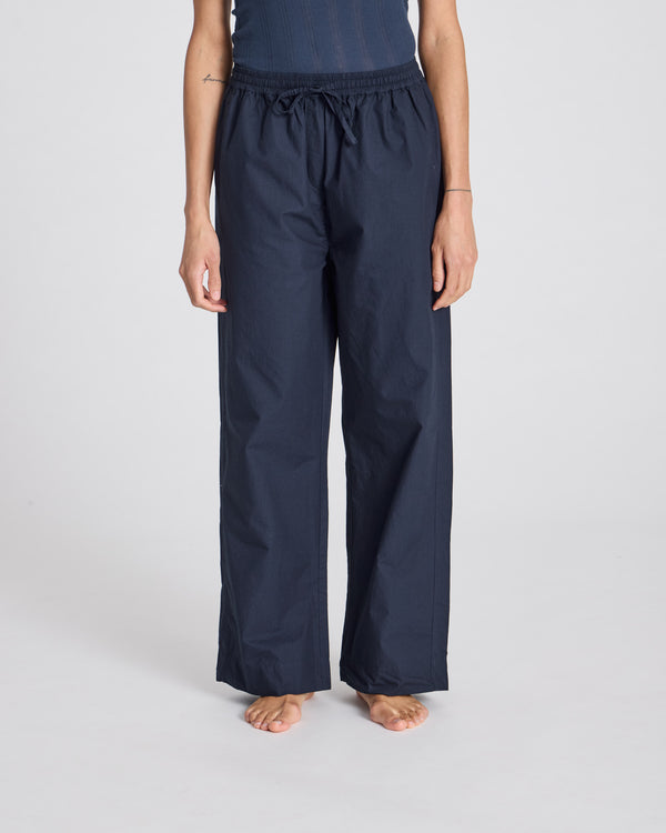 GAI+LISVA Thilde Pant Poplin GOTS 243975 Pants & Shorts 181 Midnight Blue