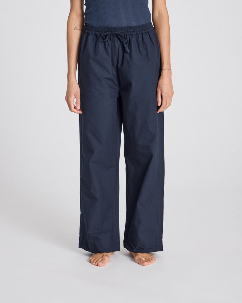 GAI+LISVA Thilde Pant Poplin GOTS 243975 Pants & Shorts 181 Midnight Blue