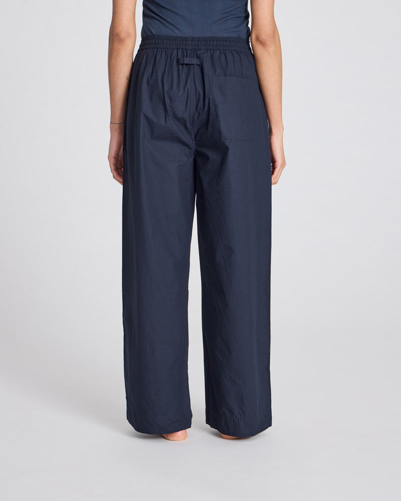 GAI+LISVA Thilde Pant Poplin GOTS 243975 Pants & Shorts 181 Midnight Blue
