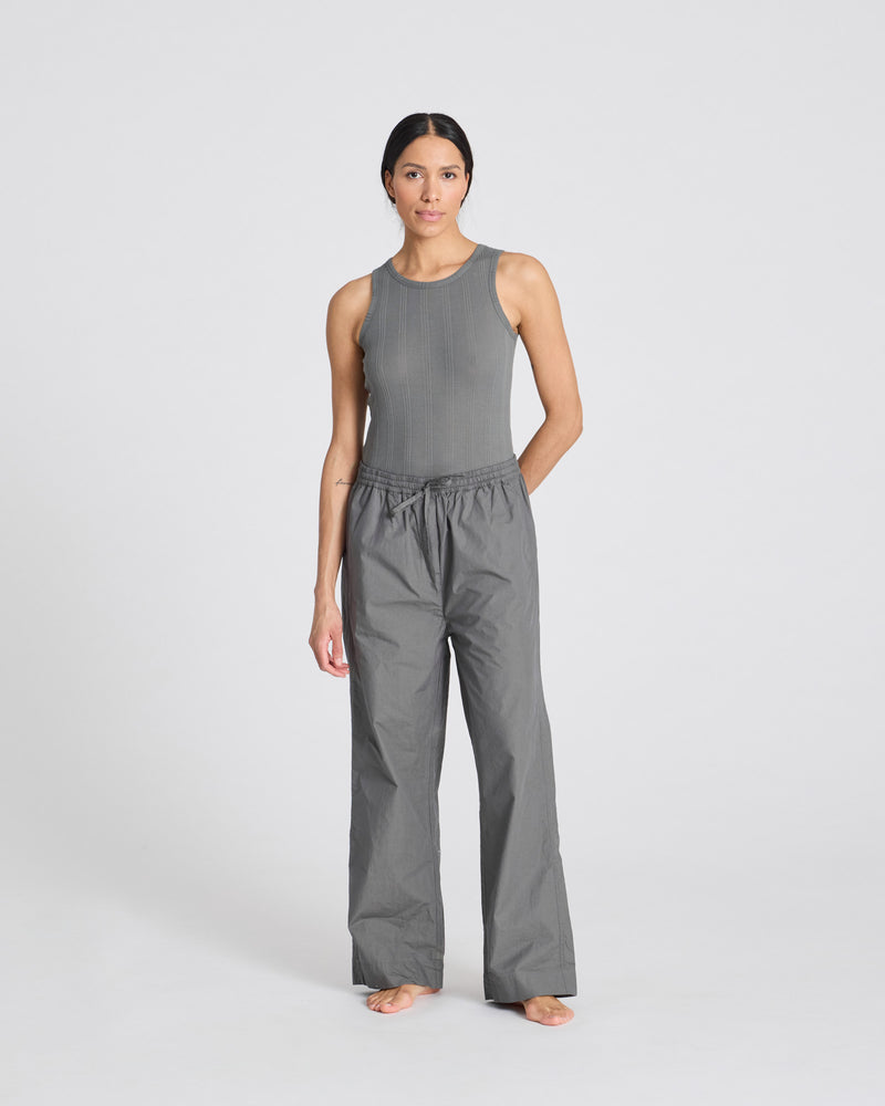 GAI+LISVA Thilde Pant Poplin GOTS 243975 Pants & Shorts 193 Metal Grey