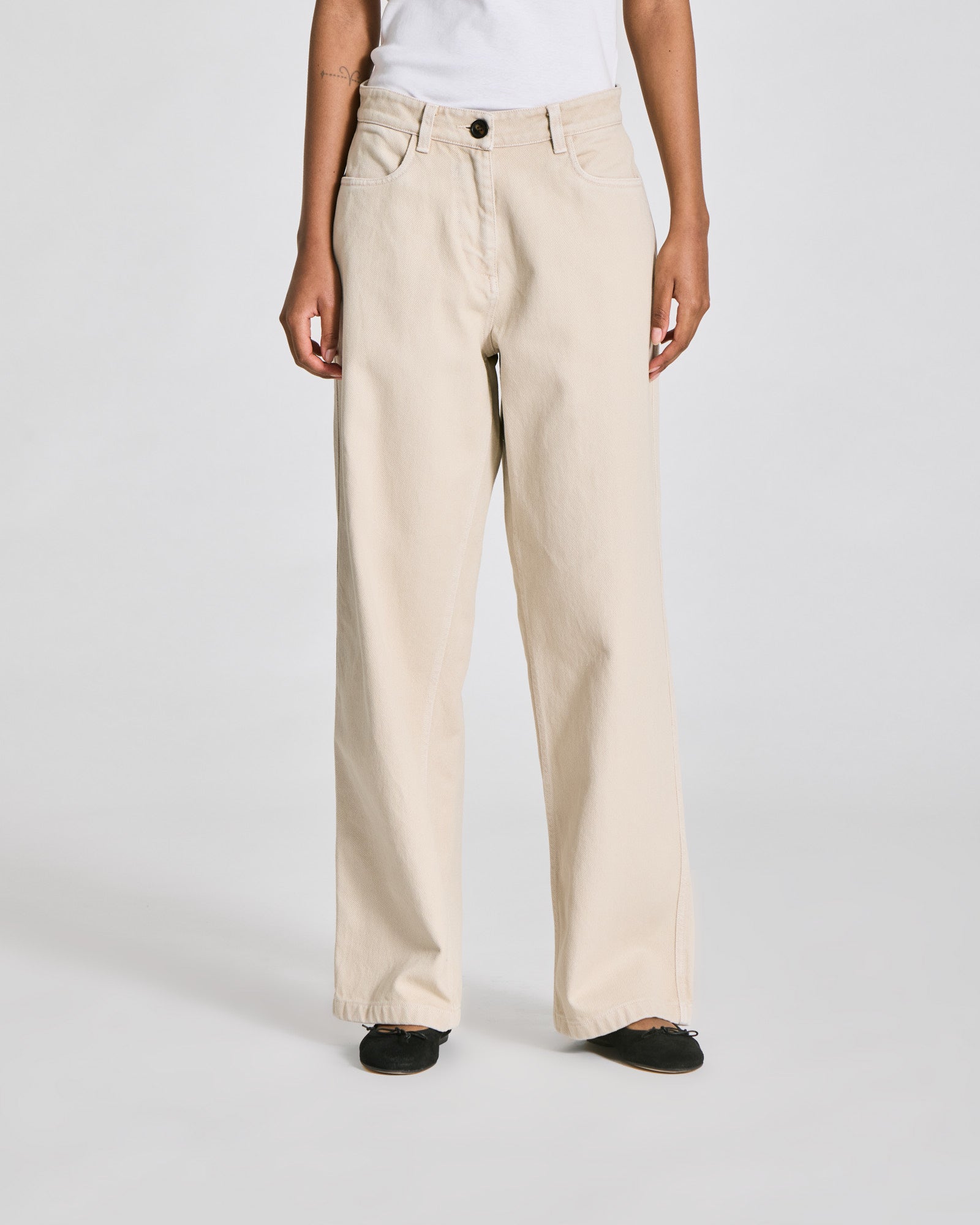 GAI+LISVA Thora Twill Pants Trousers & Shorts 139 Ancient Grey