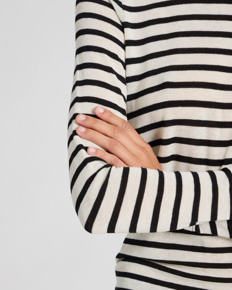 GAI+LISVA Thyra Sailor Wool Top Top 962 Ecru / Black Sailor Stripe