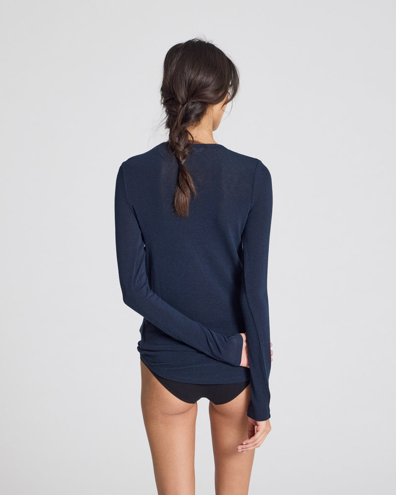 GAI+LISVA Thyra Wool Top Top 181 Midnight Blue