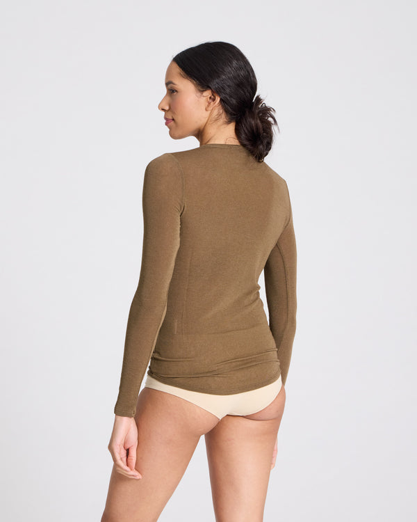 GAI+LISVA Thyra Wool Top Top 861 Kangaroo