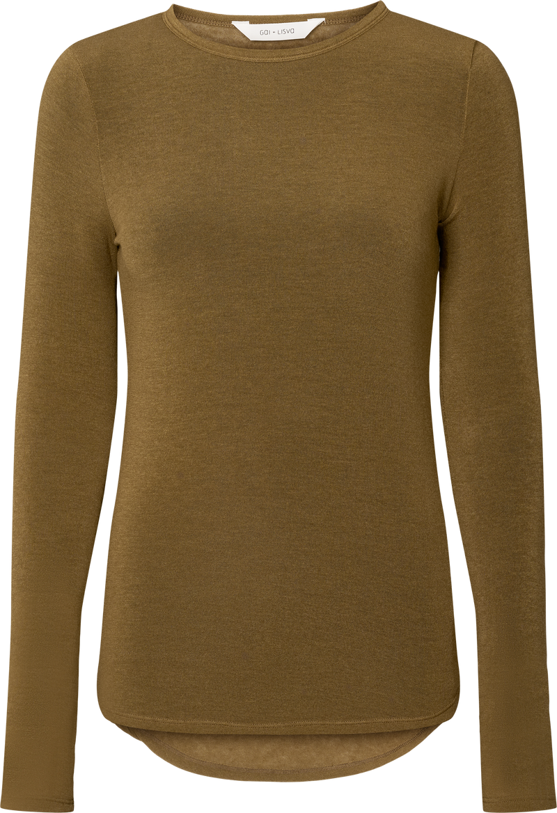GAI+LISVA Thyra Wool Top Top 861 Kangaroo