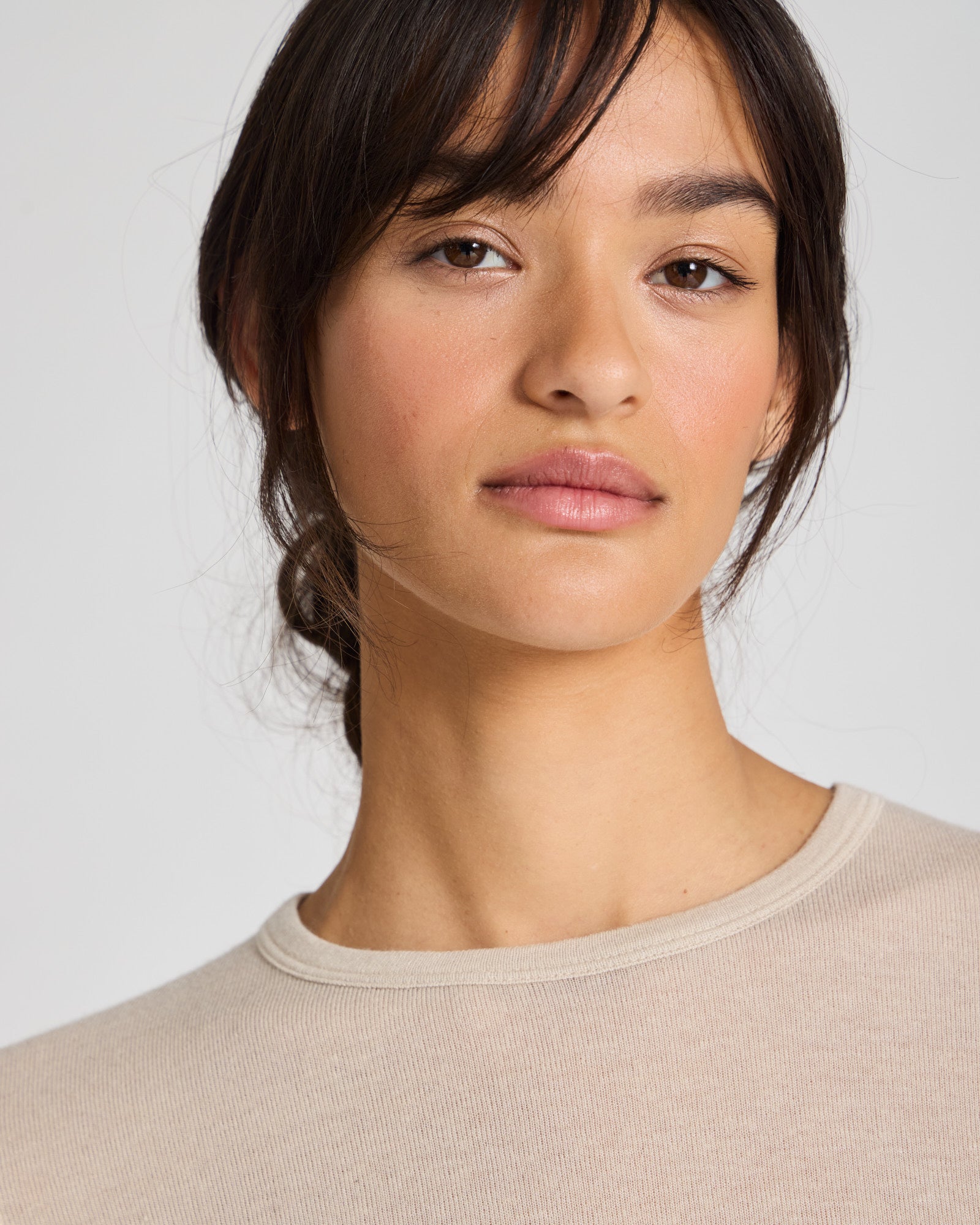 GAI+LISVA Thyra Wool Top Tops & T-shirts 195 Smoke Gray