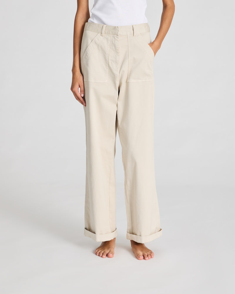 GAI+LISVA Tinne Pant Cotton Pants & Shorts 139 Ancient Grey