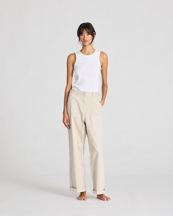 GAI+LISVA Tinne Pant Cotton Pants & Shorts 139 Ancient Grey