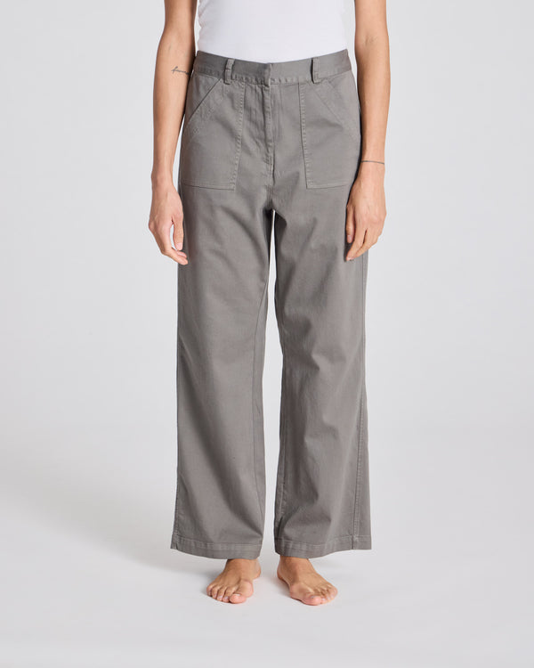 GAI+LISVA Tinne Pant Cotton Pants & Shorts 193 Metal Grey
