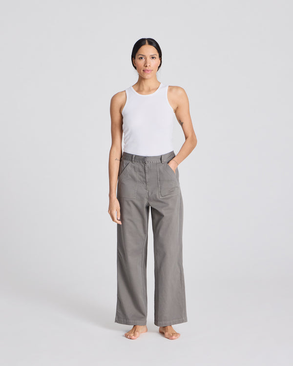 GAI+LISVA Tinne Pant Cotton Pants & Shorts 193 Metal Grey