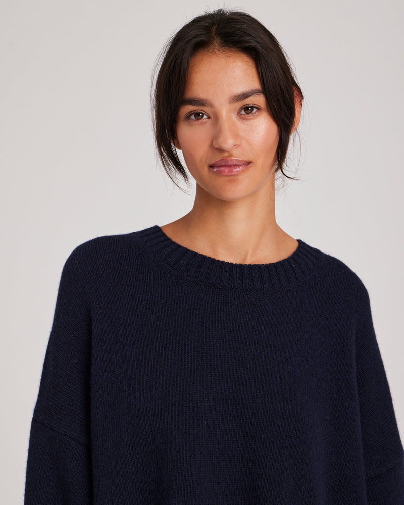 GAI+LISVA Vigga Lambswool Jumper Knit 181 Midnight Blue