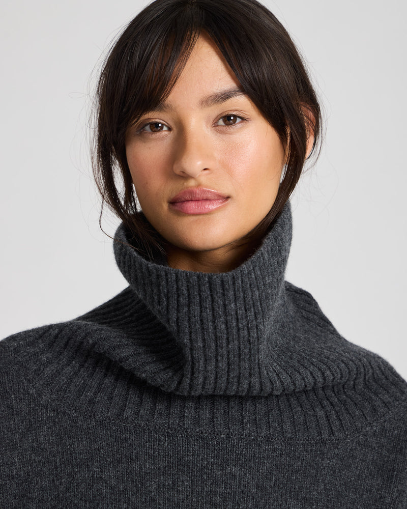 GAI+LISVA Vita Lambswool Jumper Knit 605 Dark Grey