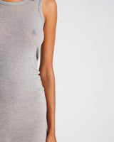GAI+LISVA Anis Wool Slip Dress Top 601 Light Grey Melange
