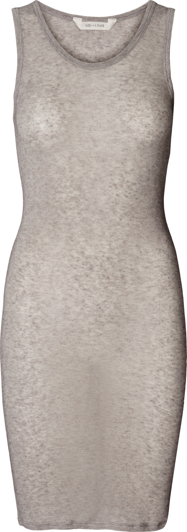 GAI+LISVA Anis Wool Slip Dress Top 601 Light Grey Melange