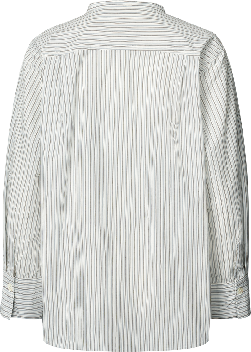GAI+LISVA Beate Cotton Shirt Dresses & Skirts 961 Blue pin stripe