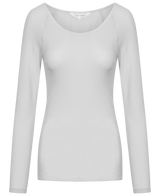 GAI+LISVA Celia Cotton T-Shirt Top 113 Quiet Grey