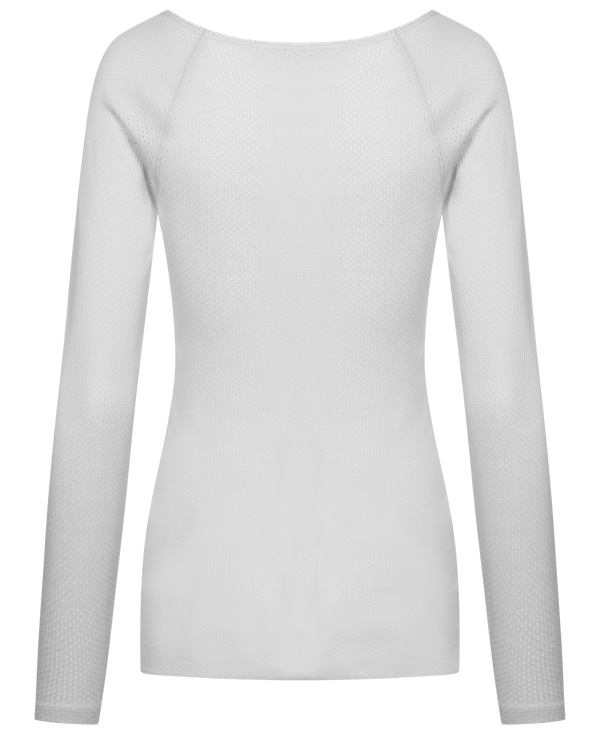 GAI+LISVA Celia Cotton T-Shirt Top 113 Quiet Grey