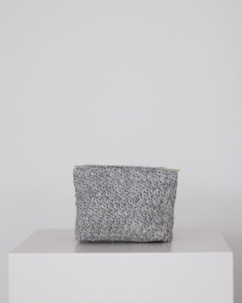 GAI+LISVA Dorrit Alpaca Purse Accessories 601 Light Grey Melange
