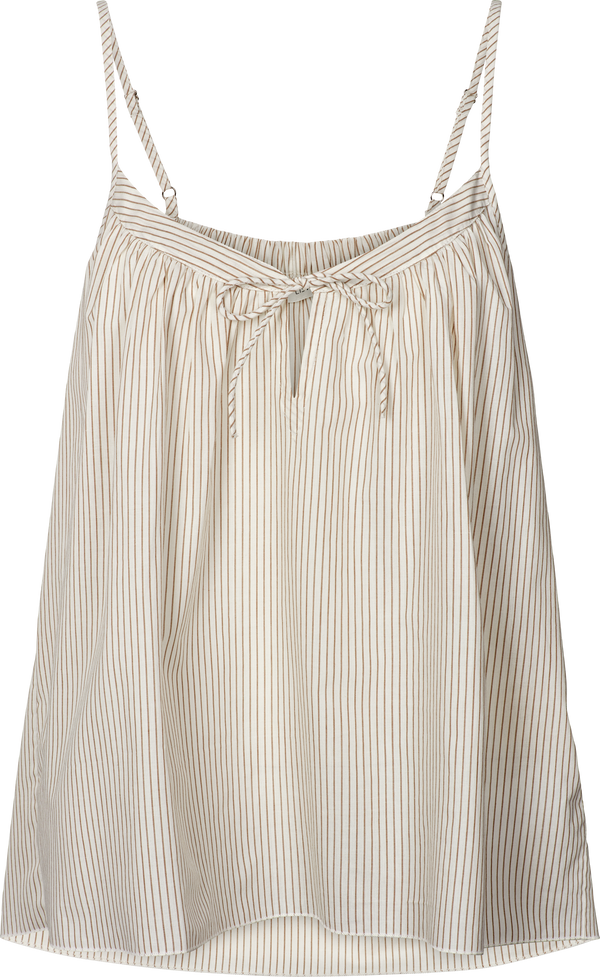 GAI+LISVA Judith Cotton Voile Top Top 178 Brown Mustard