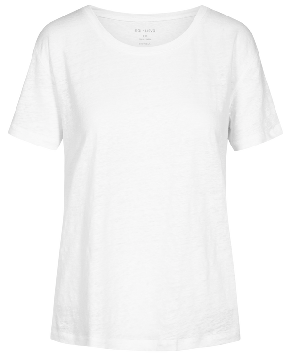 GAI+LISVA Liv T-Shirt Top 100 White
