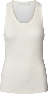 GAI+LISVA Nellie Silk Top Top 150 Off White