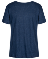 GAI+LISVA Sif Linen Tee Shirt Top 453 Navy