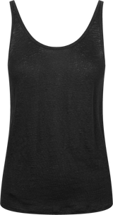 GAI+LISVA Synne Linen Top Top 650 Black